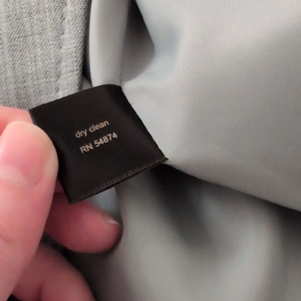 The Limited Elegant Gray Blazer and Skirt Set - Picture 9 of 12